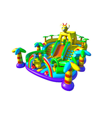 IP personnalisé enfants colorés parc d'attractions gonflable glisser-déposer rebondissant