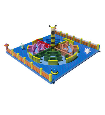Parque d'attractions gonflable et dynamique