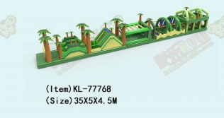 Jungle tropicale - style de divertissement gonflable pour les enfants