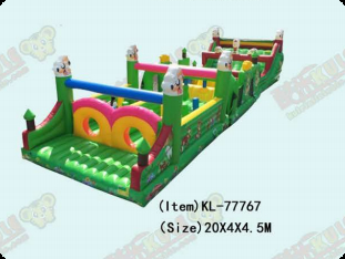 Divertissement Gonflable pour Enfants : Indispensable pour les Jeux de Piste d'Obstacles Amusants