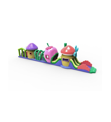 Fruits amusants - Ensemble de jeux pour enfants en forme Structure de jeu de fruits de dessins animés colorés