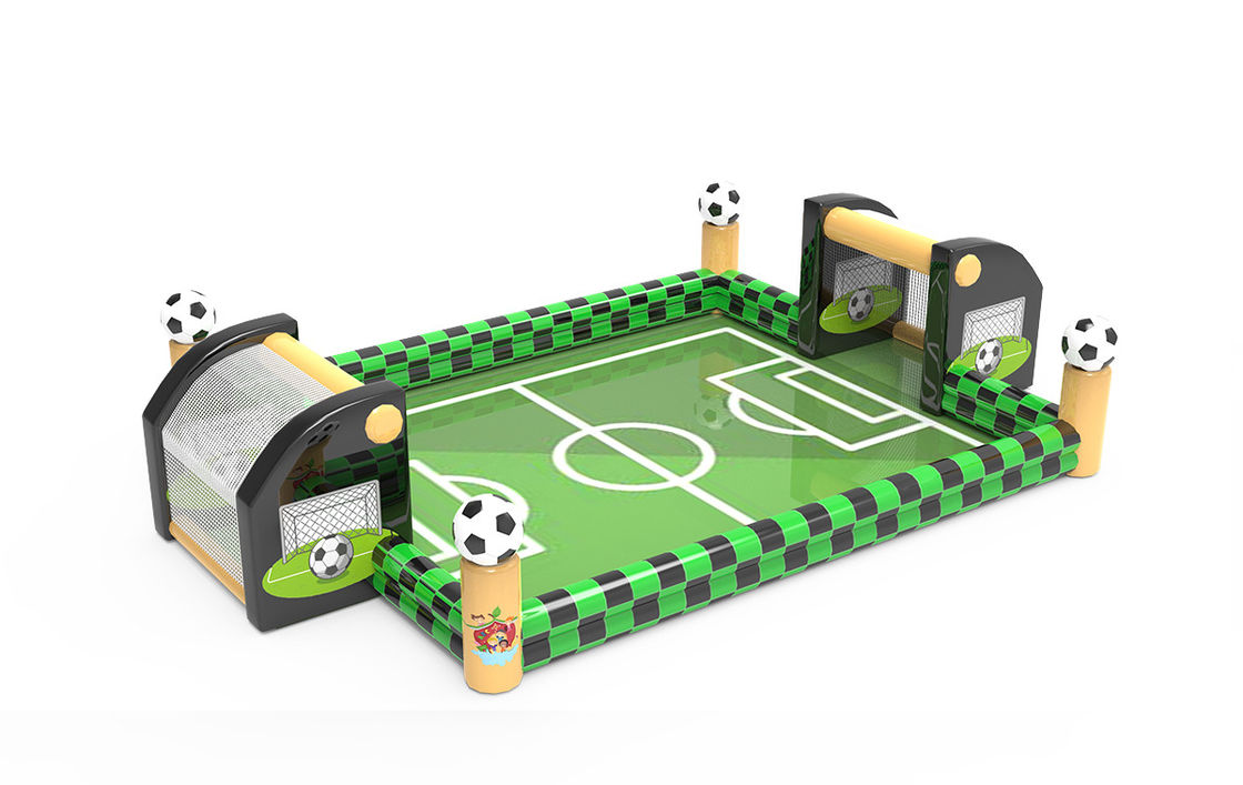 Jeux de football gonflables interactifs Couleur verte pour l'événement