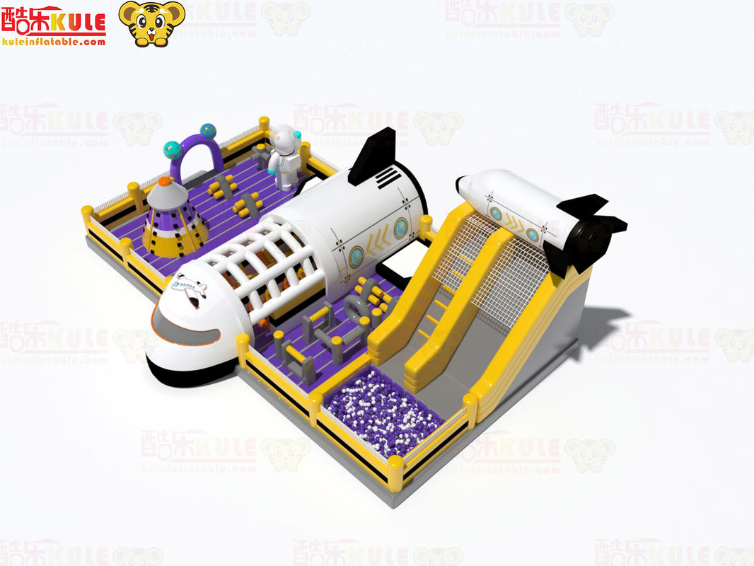 Thème d'avion Château gonflable 160 m2 Grade commercial
