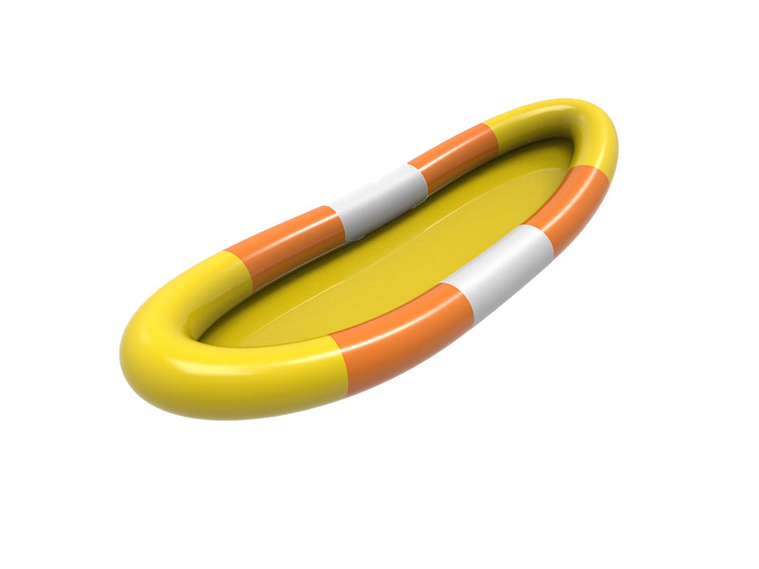 Piscine gonflable en PVC Blanc Jaune Orange Couleur 2,5m Pour les enfants