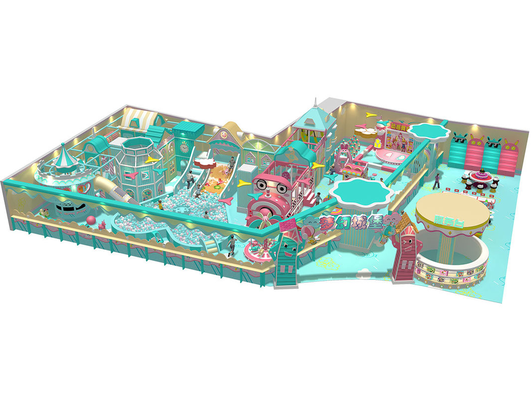 Thème de rêve Les enfants en lumière Zone de jeux intérieure douce Terrain de jeux coloré