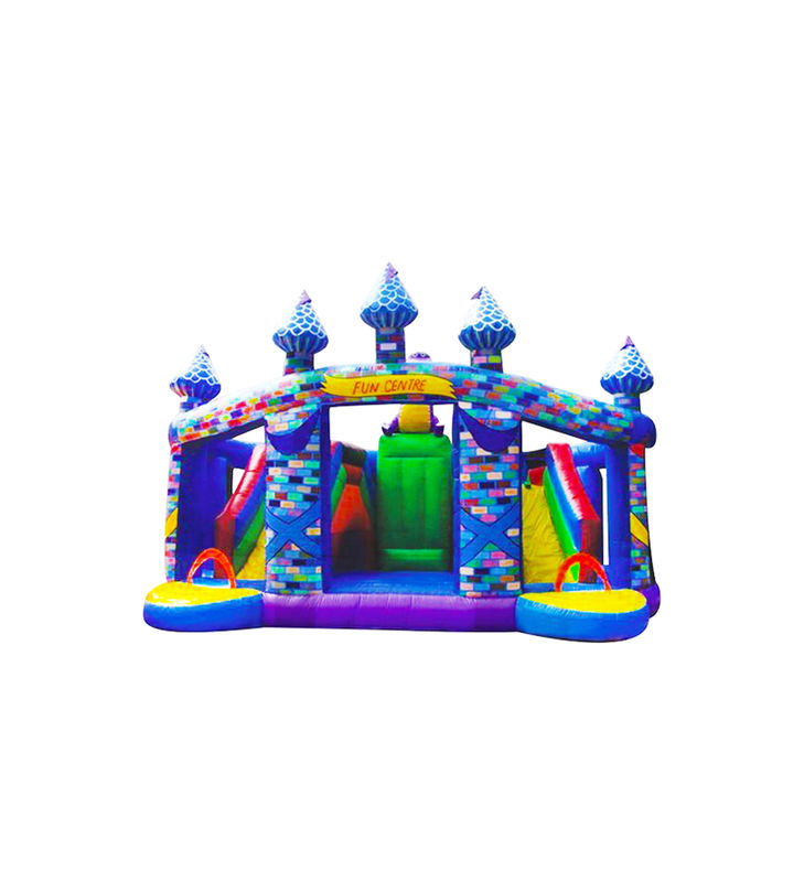 IP personnalisé enfants colorés parc d'attractions gonflable glisser-déposer rebondissant