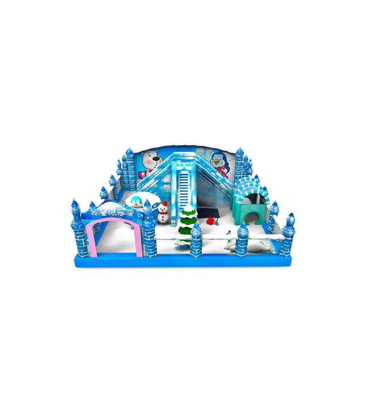 IP personnalisé enfants colorés parc d'attractions gonflable glisser-déposer rebondissant