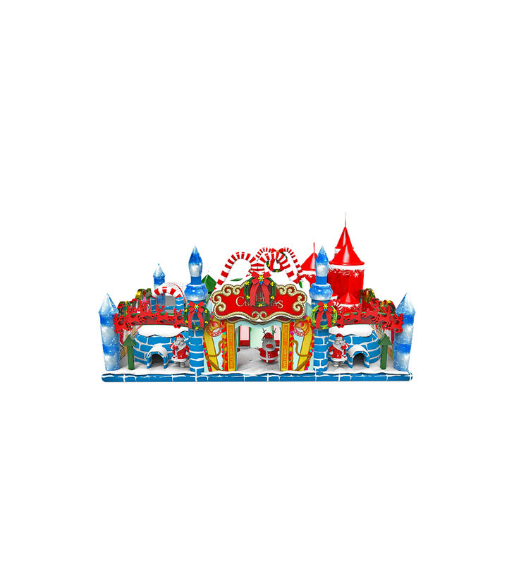 IP personnalisé enfants colorés parc d'attractions gonflable glisser-déposer rebondissant