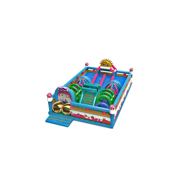 IP personnalisé enfants colorés parc d'attractions gonflable glisser-déposer rebondissant