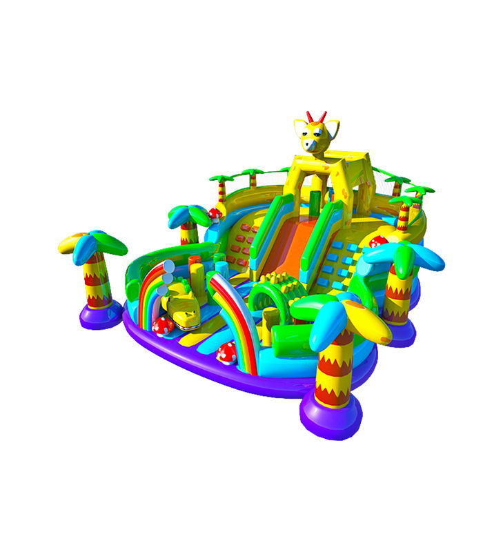 IP personnalisé enfants colorés parc d'attractions gonflable glisser-déposer rebondissant
