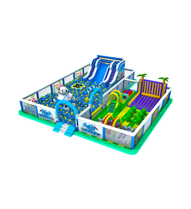 IP personnalisé enfants colorés parc d'attractions gonflable glisser-déposer rebondissant