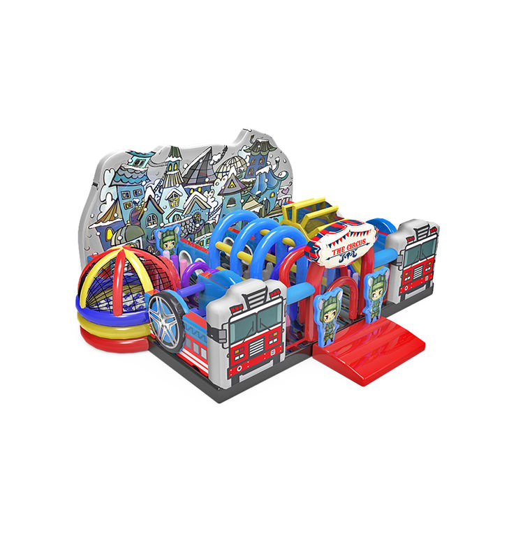 IP personnalisé enfants colorés parc d'attractions gonflable glisser-déposer rebondissant