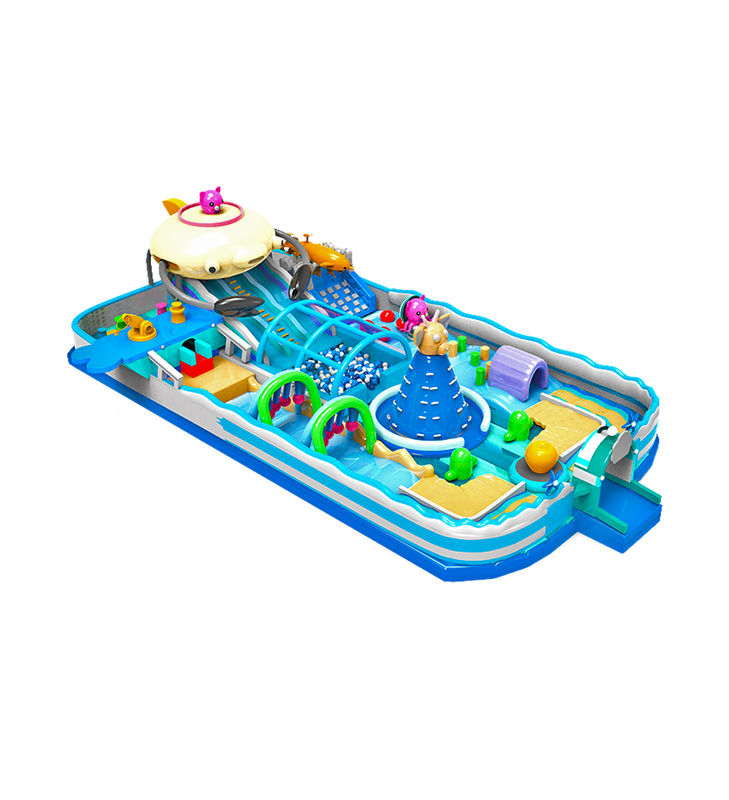 IP personnalisé enfants colorés parc d'attractions gonflable glisser-déposer rebondissant