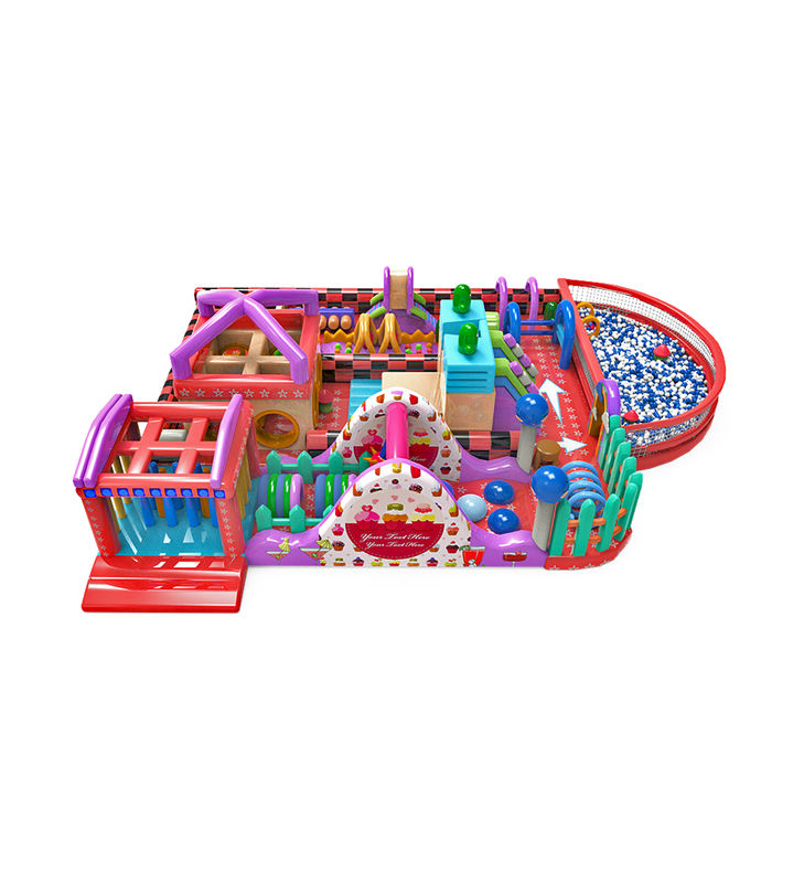 IP personnalisé enfants colorés parc d'attractions gonflable glisser-déposer rebondissant