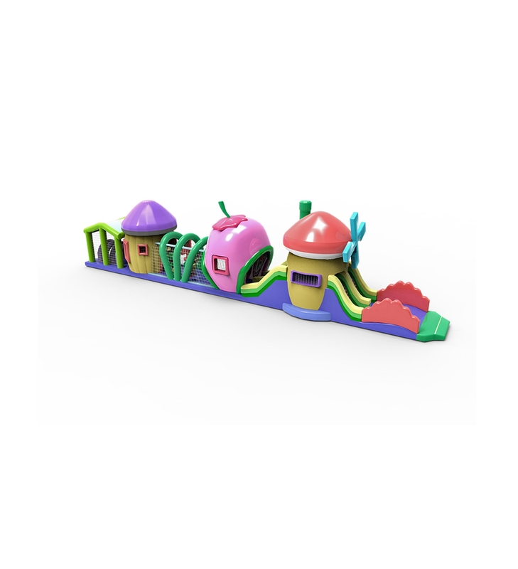 Fruits amusants - Ensemble de jeux pour enfants en forme Structure de jeu de fruits de dessins animés colorés