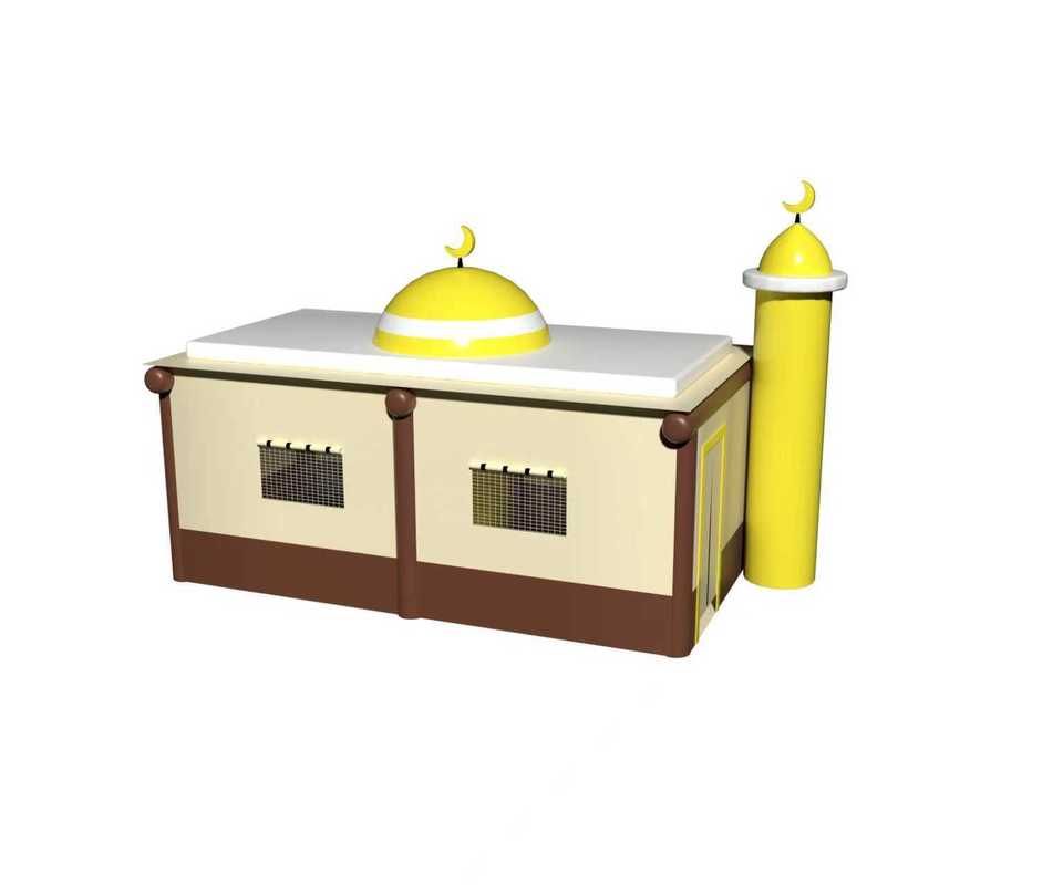 Religion Chambre de joueur Tente extérieure gonflable pour musulman