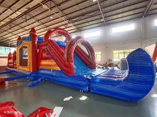 Chambre gonflable pour enfants et toboggan personnalisé avec bouchon de piscine
