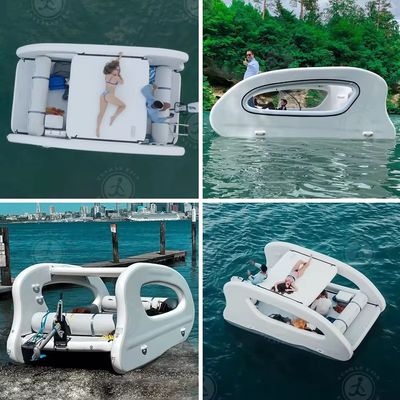 Bateau d'eau en PVC gonflable portable pour enfants adolescents Aldult Famille en plein air